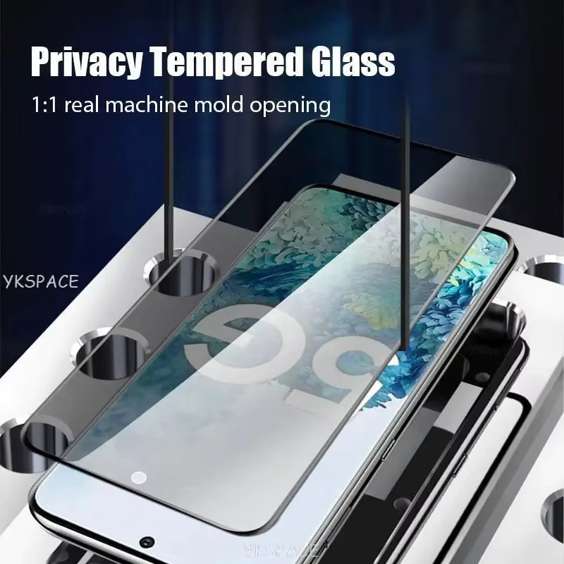 Displayschutzfolie aus 9H gehärtetem Glas für Google Pixel 9 und Pixel 10 Pro XL, Anti-Spionage-Privatsphäre-Schutz mit Fingerabdruck-Entriegelung, transparent, 0,2 mm Dicke - Bild 5