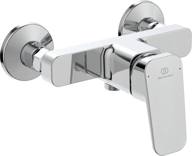 Ideal Standard Ceraplan Brausearmatur Chrom Aufputz mit Einhebelmischer und Wassersparfunktion - Bild 1