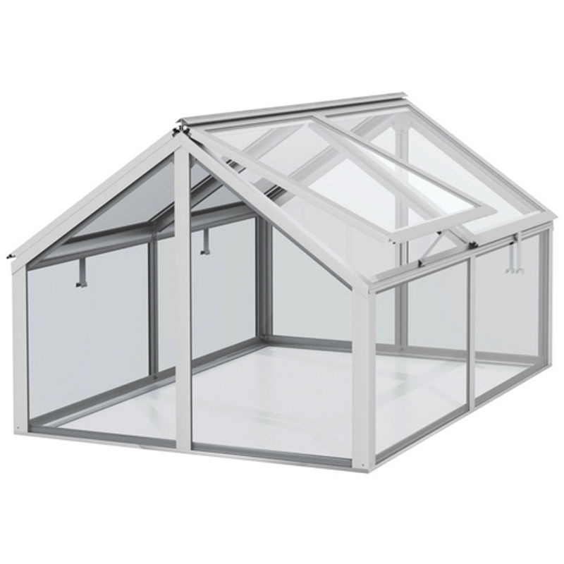 VITAVIA Frühbeet Zola aus Zincalume Aluminium in Silber, B/T/H: 124,3 x 89 x 71,3 cm - Bild 2