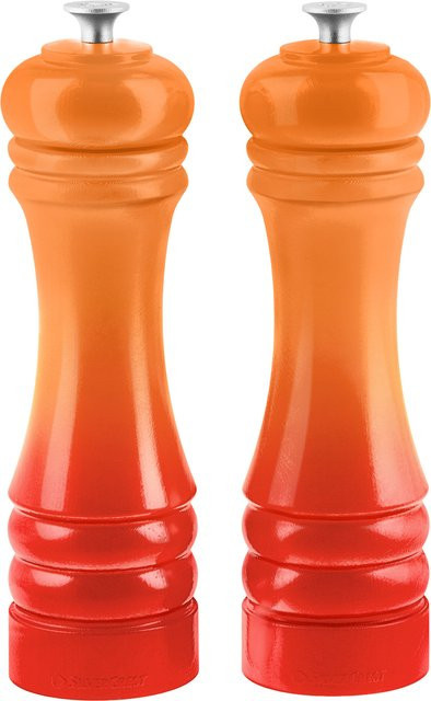 SILVERCREST Salz- und Pfeffermühlen-Set mit Keramikmahlwerk in Orange - Bild 1