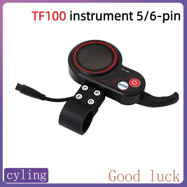 KUGOO TF100 Display 5/6 Pin Ladeanzeige-Panel und Kommunikationsinstrument für M4 Elektroroller in Schwarz - Bild 1