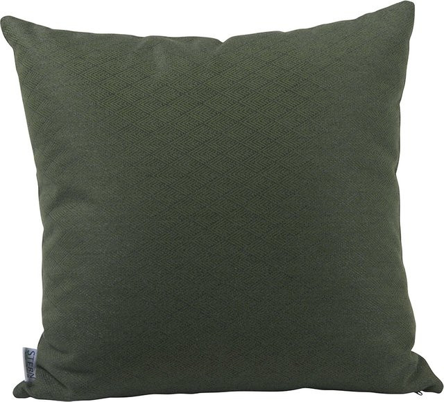 Stern Dekokissen mit Sternen-Design in Dunkelgrün, B/B: 55 x 55 cm - Bild 1