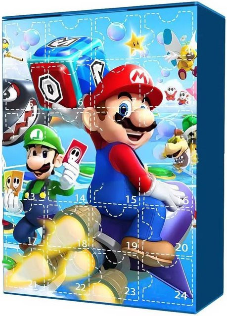 VervainXyst Super Mario Weihnachtskalender, 24-teiliges Set - Bild 1