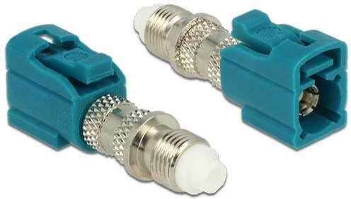 Delock 88928 HF-Adapter mit Fakra-Buchse und FME-Buchse in Blau - Bild 1