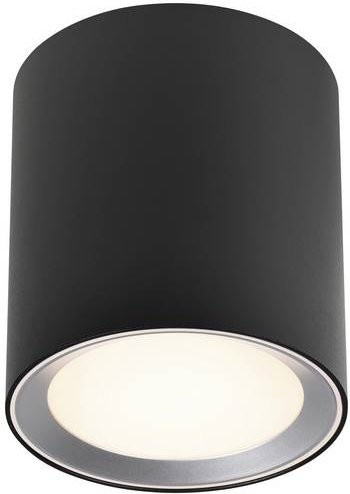Nordlux Landon Long LED-Bad-Deckenleuchte in Schwarz mit dimmbarer Lichtfarbe und IP44 Schutz - Bild 1