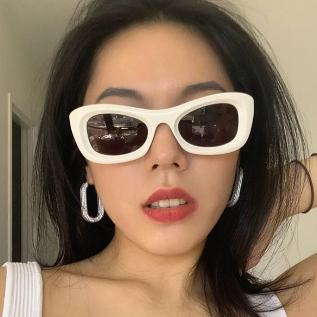 Samjune Sonnenbrille oval, Unisex, Vollrand, Kunststoff - Bild 1