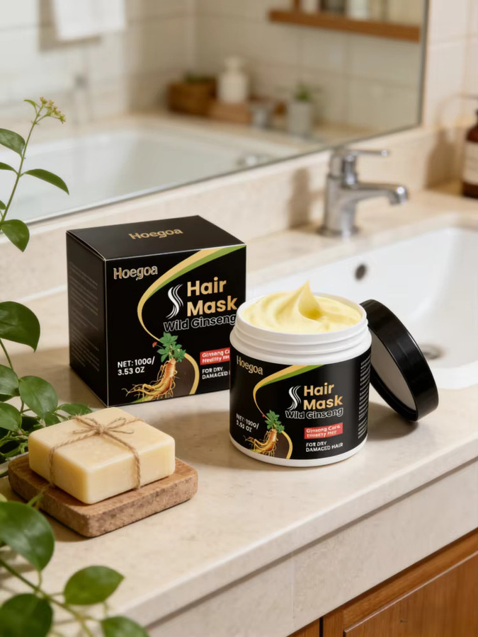 Hoegoa Haar-Reparaturmaske mit Wildginseng-Wurzel, 100g - Bild 7