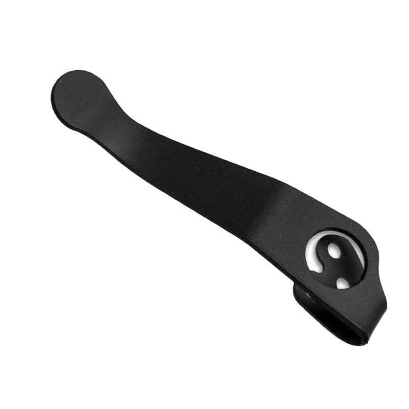 OOTDTY Rückenclip aus Titanlegierung für DIY-Klapptaschenmesser in Schwarz - Bild 3