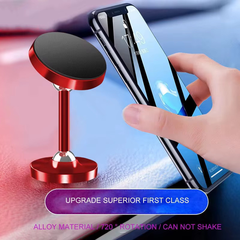 YANGGLOB Magnetische Autohalterung mit Dual Axis Rotation und Doppelkugelgelenk aus Legierung für alle Smartphone-Modelle - Bild 4