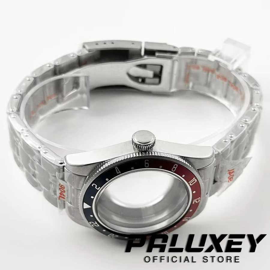 LIYAN Uhrengehäuse Edelstahl, Silber, 39 mm, Unisex - Bild 3