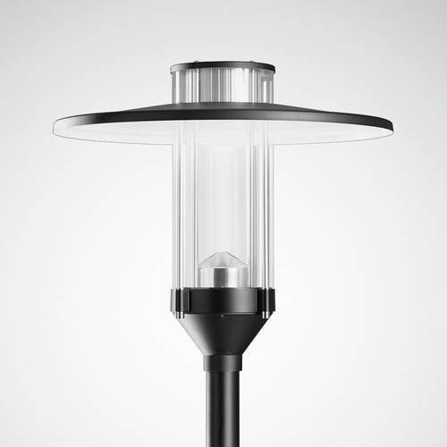 Trilux LED-Aufsatzleuchte 9821 RB6LLRA 6720240 in Weiß mit transparentem Glas und Aluminiumgehäuse - Bild 1