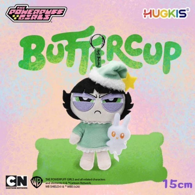 Hugkis The Powerpuff Girls Bubbles Plüsch, Plüschanhänger, ab 14 Jahren - Bild 1
