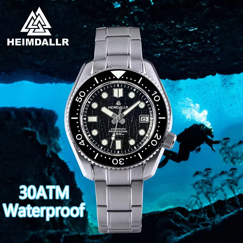 HEIMDALLR Taucheruhr, Automatik, Edelstahl, Keramik, Saphirglas, Herren - Bild 2
