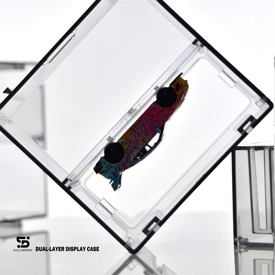 MINI GT Acryl Display Case Dual-Layer Vitrine für Modellautos im Maßstab 1/64, transparent - Bild 2