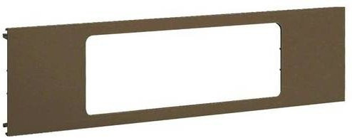 Hager Blende L91738014 Braun aus Kunststoff für bündige Montage - Bild 1