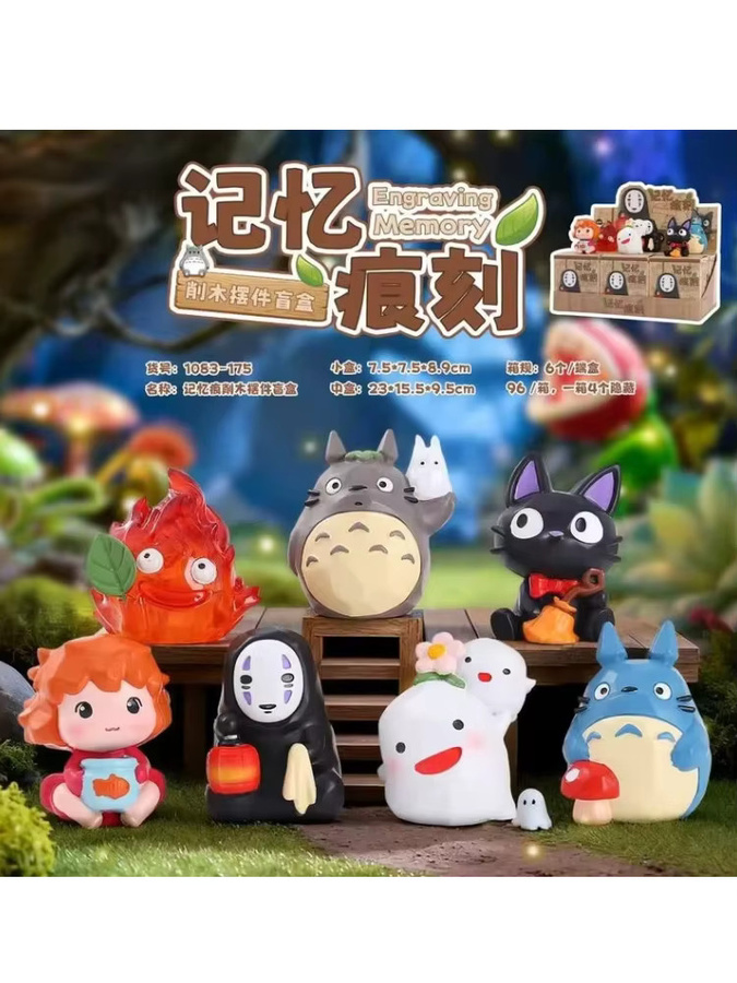 Bandai Hayao Miyazaki Anime Modell, Blind Box, Desktop Zimmer Ornament - Bild 5
