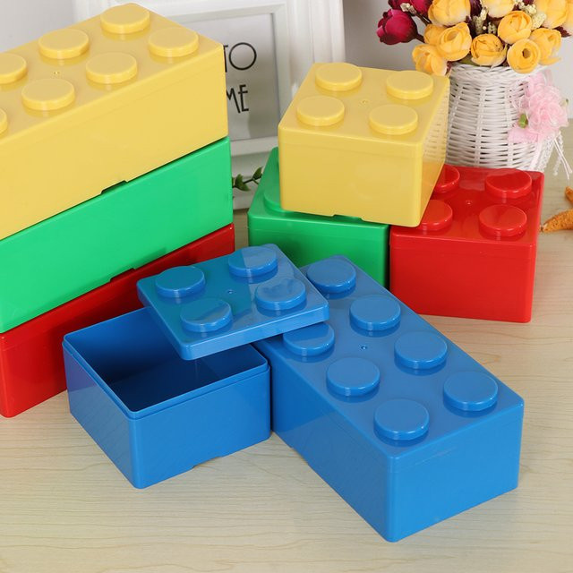 Kreative Aufbewahrungsbox aus Kunststoff in Grün für die Desktop-Organisation - Bild 1