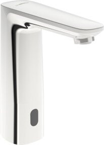 HansaELECTRA Infrarot-Waschtisch-Armatur mit Sensor, Chrom, Ausladung: 11,8 cm - Bild 1