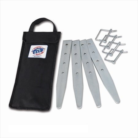 E-Z UP Pavillon Grundanker Set, 2er Set, Silber - Bild 1