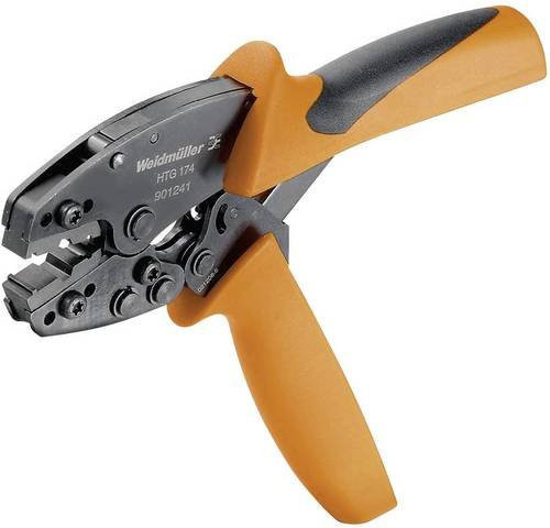 Weidmüller HTG 174 Crimpzange für Koaxial-Steckverbinder in Orange - Bild 1