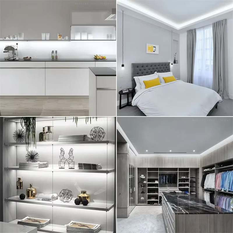 Acosh Neon LED-Beleuchtungsstreifen in Weiß mit 120 LEDs pro Meter, USB 5V Anschluss mit Schalter für Schrank, Küche und Schlafzimmer - Bild 4