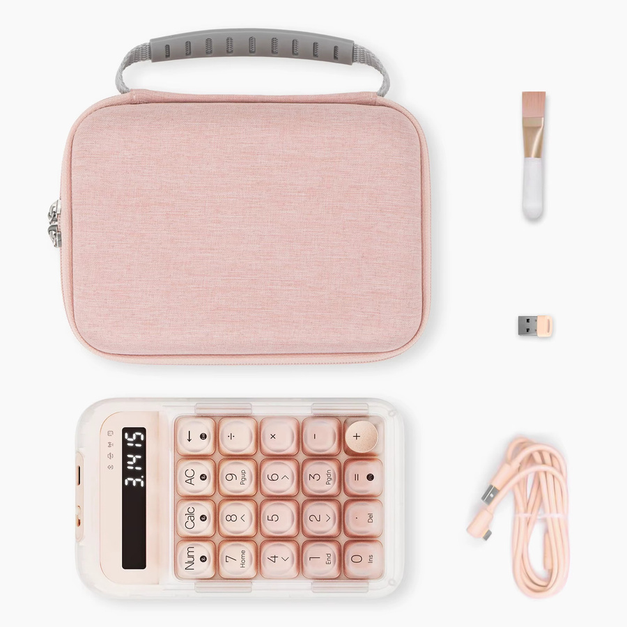 Geekria Tragetasche für LOFREE Foundation Numpad und Lipstick-Style Nummernblock, Farbe: Rosa - Bild 1