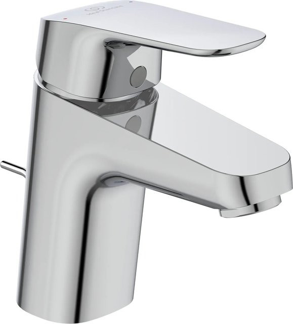 Ideal Standard Waschtischarmatur Ceraflex in Chrom mit Kunststoff-Ablaufgarnitur und Einhebelmischer - Bild 1
