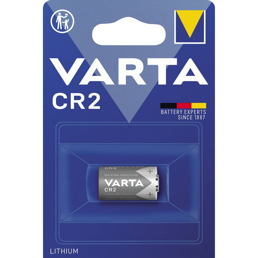 Varta Lithium Cylindrical CR2 3V Fotobatterie mit 880 mAh in Silber - Bild 4