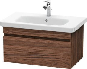 Duravit Waschtischunterschrank DuraStyle in Nussbaum dunkel, wandhängend, 1 Auszug, B: 73 cm, T: 44,8 cm, H: 39,8 cm - Bild 1