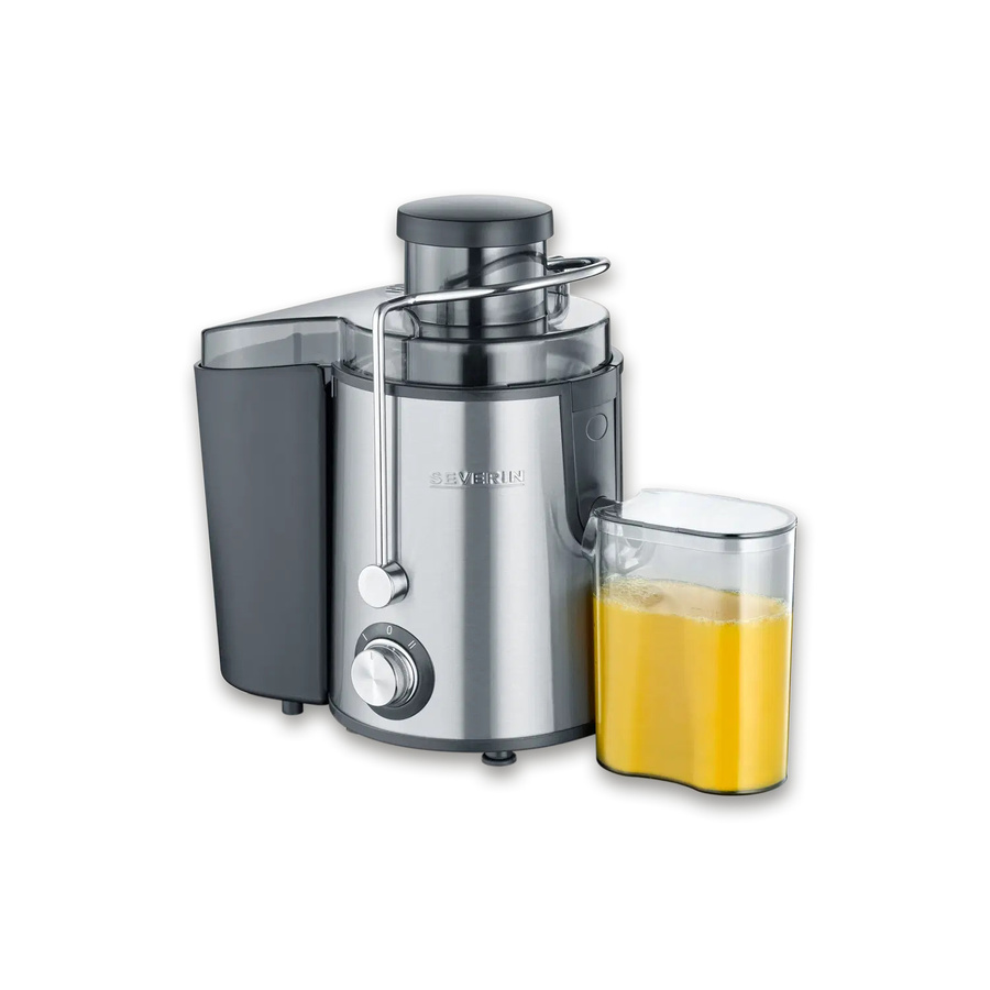 Severin Entsafter ES 3566 Zentrifugalsaftpresse aus Edelstahl in Schwarz und Silber mit 400W - Bild 5