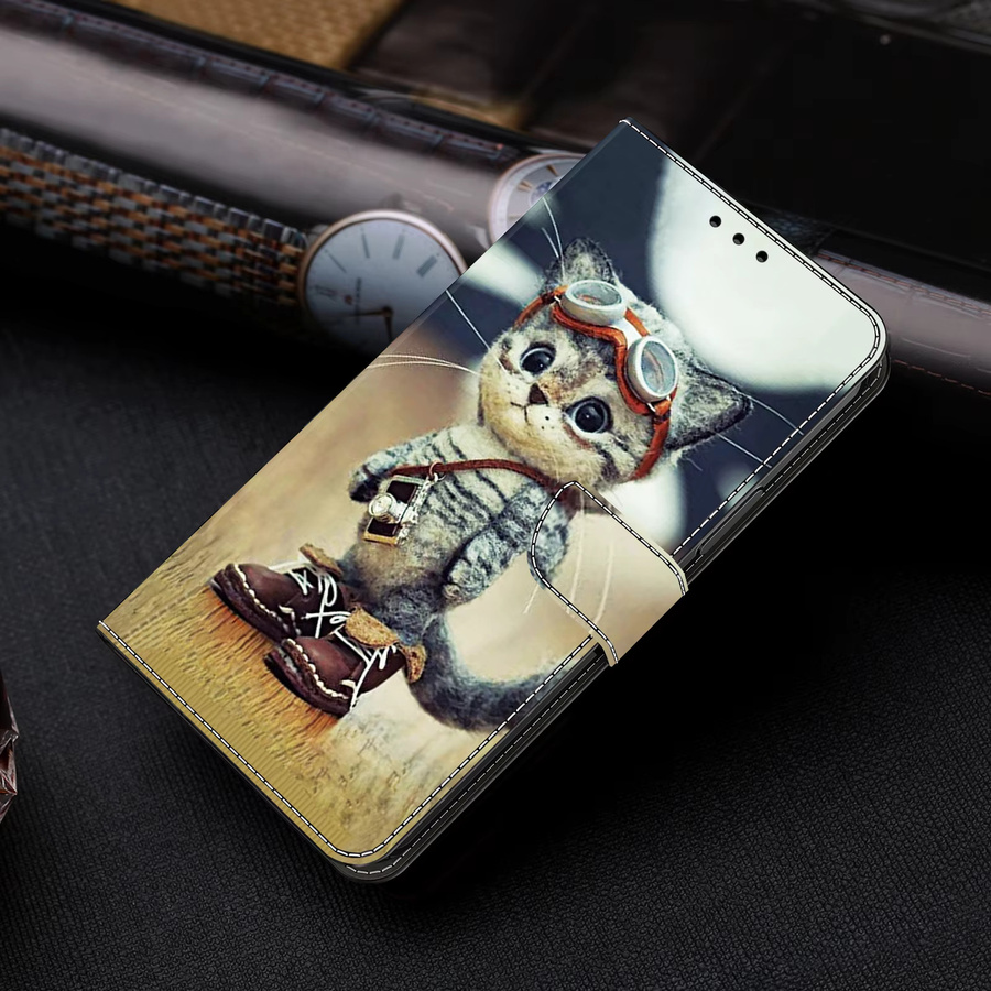 3D Magnetische Flip Leder Brieftasche Schutzhülle für Samsung Galaxy S26 S25 S24 S23 S22 S21 S20 S10 S10e S9 S8 Plus Ultra FE in Multicolour - Bild 2
