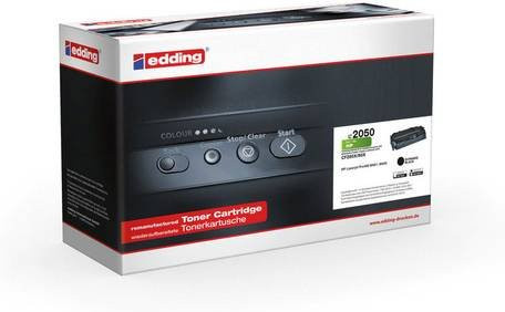Edding Toner Schwarz Kompatibel mit HP 80X CF280X für Laserdrucker - Bild 1