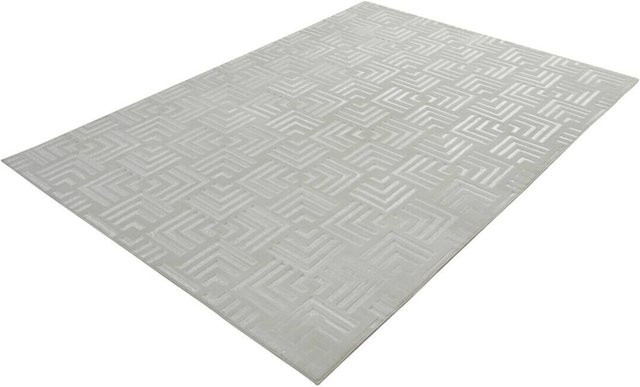 Kayoom Teppich Calma in Weiß mit modernem Winkelmuster, B/L: 200 x 290 cm - Bild 1