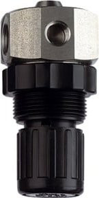 Riegler Edelstahl-Druckregler 1.4571 für flüssige Medien, G 1/4, 0,5-10 bar, Silber - Bild 1