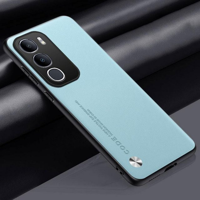Lederhülle für vivo V50 Lite V40 V30 Pro V30e Y50 5G in Blau - Bild 1