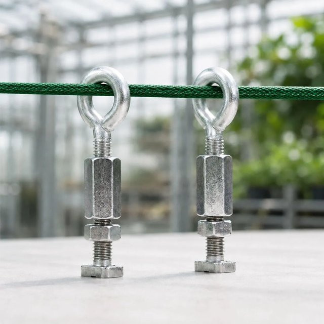 KGT Ringhaken-Kombination aus Metall in Silber, 5 Stück, B/T/H: 1 x 3 x 3 cm - Bild 2