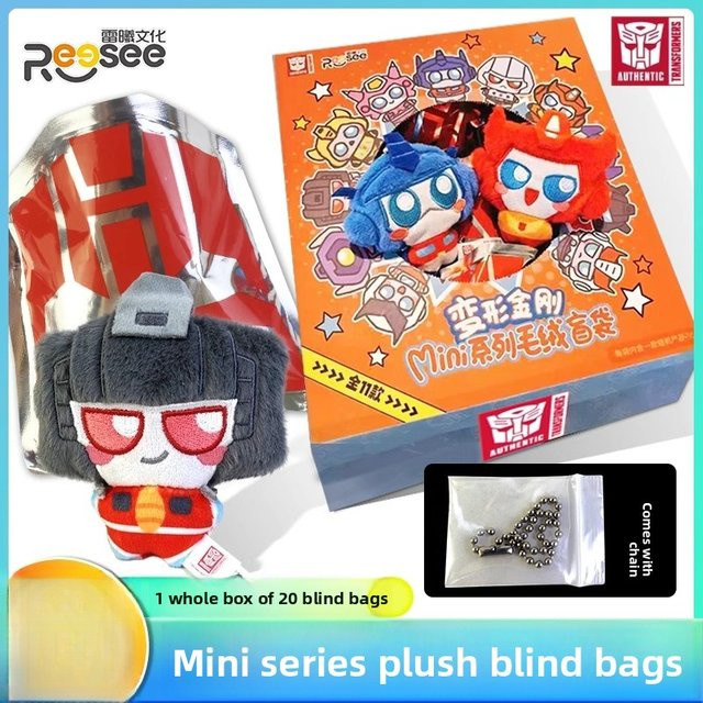 REESEE Transformers Optimus Prime Blind Box Schlüsselanhänger, Plüschtier - Bild 1