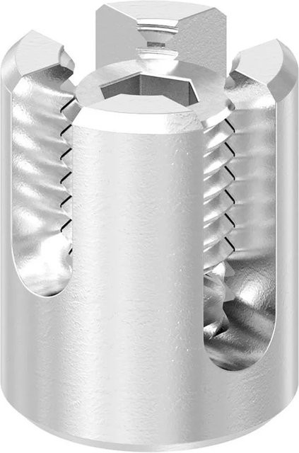 FeNau Kreuzklemme aus Edelstahl V4A für Seile mit einem Durchmesser von 6 mm in Silber - Bild 1