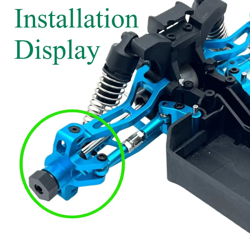 MJX RC Auto Metall-Upgrade Vordere Lenkungsgelenke Ersatzteile, 1:18, Zubehör - Bild 2