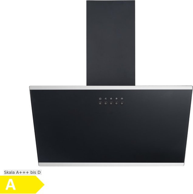 PKM Kopffreihaube S23-60 ABPY Dunstabzugshaube in Schwarz mit Glas und LED-Display, Breite: 60 cm - Bild 1