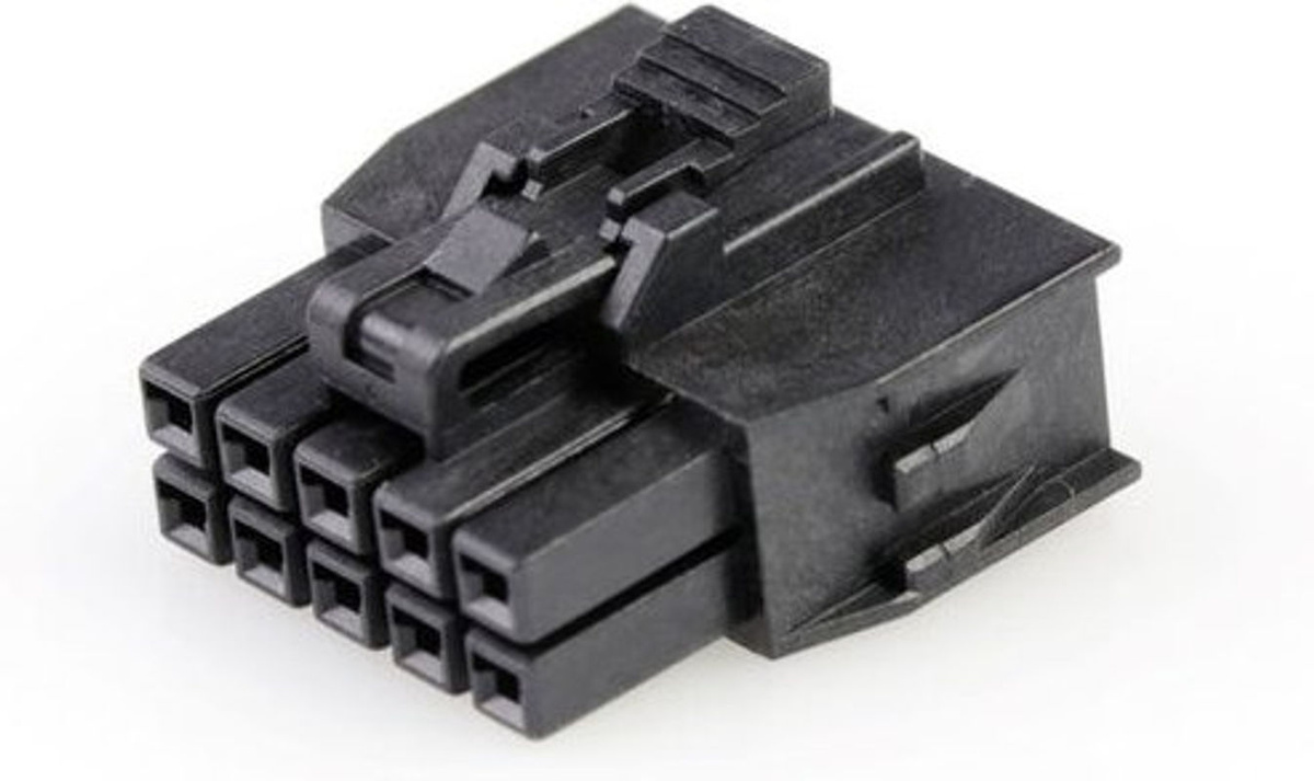 Molex Buchsengehäuse-Kabel Schwarz mit 10 Polen und 2,5 mm Rastermaß - Bild 2