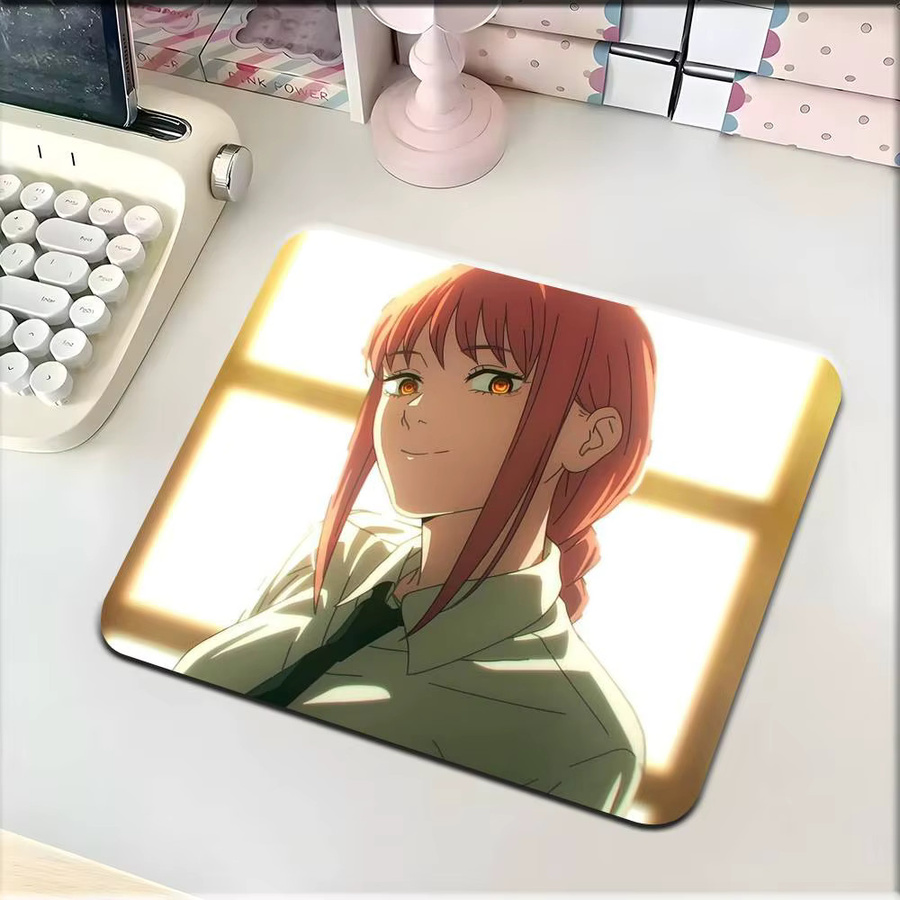 Moetch Anime Chainsaw Man Makima Mauspad, rutschfeste Schreibtischunterlage in Multicolour - Bild 5