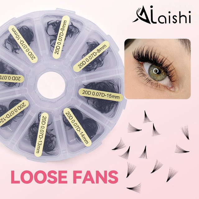 AILAISHI Russische Volumen-Wimpernverlängerung, Unisex - Bild 1
