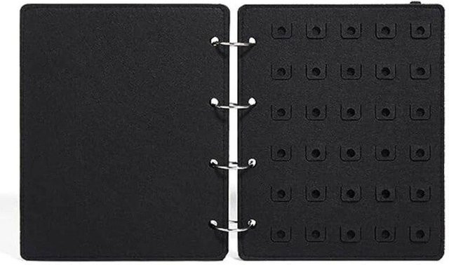 Mango Event Schuh-Charm-Organizer aus Kunststoff, Display-Halter für Schuh-Dekoration, Schwarz, B/T/H: 26,0 x 21,3 x 3,0 cm - Bild 1