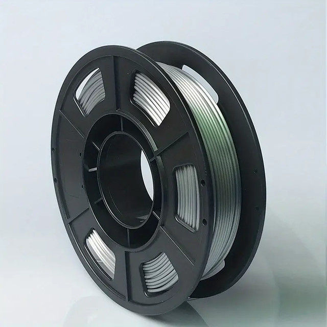 MANLANG PLA Filament Silber, 1,75 mm Durchmesser, 250 g Spule für FDM 3D-Drucker - Bild 1