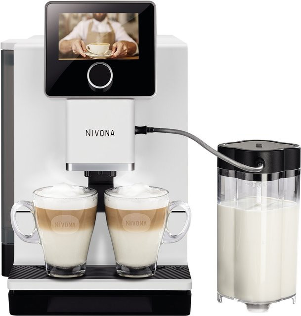 Nivona CafeRomatica NICR 965 Kaffee-Vollautomat mit Touch-Display und App-Steuerung in White Line/Chrom - Bild 1