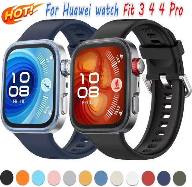 Huawei Uhrenarmband Silikon, Schwarz, Unisex - Bild 1
