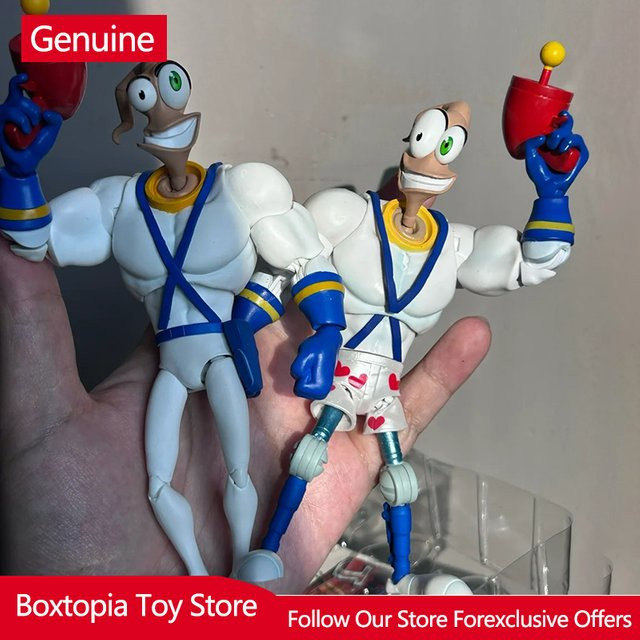 Bandai Earthworm Jim Psy Crow Actionfigur, 1/12, ab 14 Jahren - Bild 1