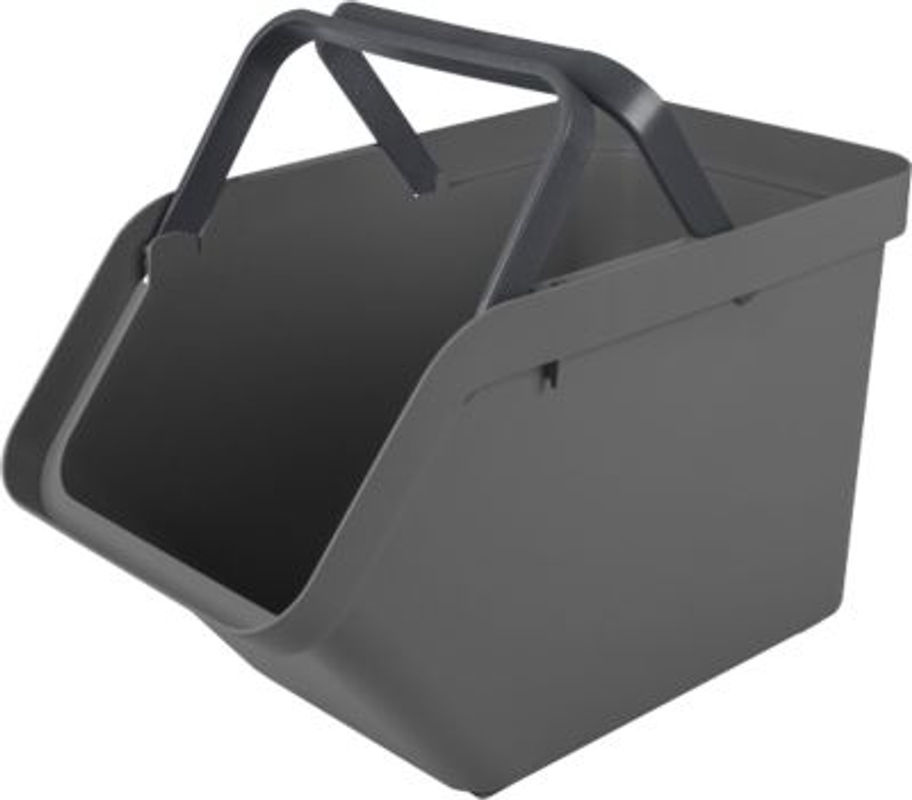 Transportbox Sunware Sigma Home in Anthrazit mit klappbaren Handgriffen, Volumen 30 l, B: 27,0 cm, T: 49,3 cm, H: 29,8 cm - Bild 2