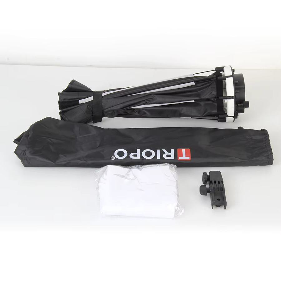 Triopo Oktagon Softbox für Godox V1 V100 V1PRO Speedlite, Schwarz, Outdoor Blitz Softbox - Bild 2